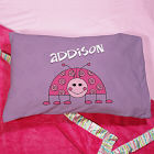 Personalized Ladybug Pillow