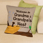 Personalized Welcome Throw Pillow