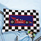 Personalized Race Car Pillow