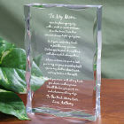 To My Mom... Personalized Keepsake Block
