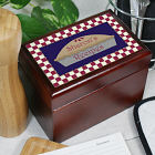 Personalized Pie Recipe Card Box