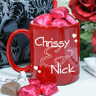 Personallized Couples Two-Toned Coffee Mug 26143W