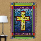 Personalized God Bless Tapestry Throw Blanket 83063395