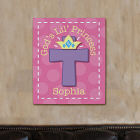 Personalized God's Lil' Princess Wall Canvas