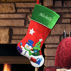 Embroidered Soccer Fan Christmas Stockings