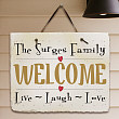 Live, Laugh, Love Personalized Slate Plaque 63120537