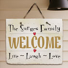 Live, Laugh, Love Personalized Slate Plaque 63120537