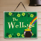 Irish Rainbow Welcome Slate Plaque 63121437