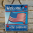 Welcome July 4th Personalized Slate Plaque 63133396