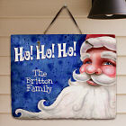 Personalized Santa Welcome Slate Plaque 63137957