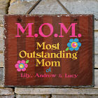 Most Outstanding Mom Slate Plaque  63139617