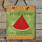Personalized Watermelon Welcome Slate Plaque 63139756