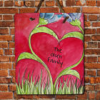 Personalized Romantic Tulips Slate Plaque 63152856