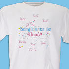 Bendiciones Camiseta o Playera personalizada