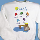 Companeros de Pesca Sudadera Personalizada