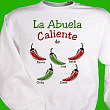 Camiseta personalizada abuela caliente 53076x