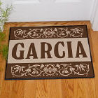 Nuestro Doormat de la recepción de la familia