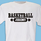 Basketball Personalized Sports T-Shirt 32559X