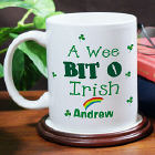 A Wee Bit O' Irish Personalized Coffee Mug
