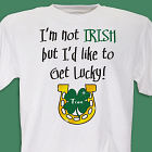Get Lucky Personalized Irish T-shirt