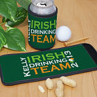 Personalized Irish Drinking Team Can Wrap Koozie