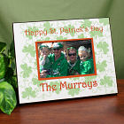 Personalized Happy St. Patrick's Day Printed Frame