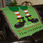 Personalized Happy St. Patrick's Day Tapestry Throw Blanket 83062555