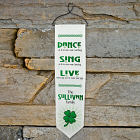 Personalized Dance, Sing, Live Irish Wall Banner U551928