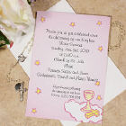 Custom Printed Christening Invitations
