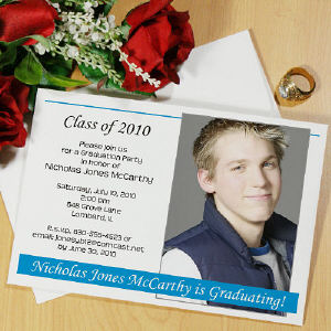 Custom Printed Class of Graduation Announcements