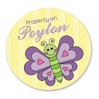 Property Of Butterfly Labels 139271