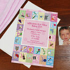 Personalized Baby Girl Birth Announcement Cards 140328