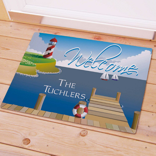 Personalized Lighthouse House Doormat GiftsForYouNow