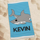 Personalized Shark Beach Towel