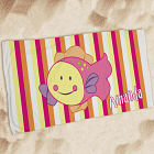 Personalized Fish Beach Towel