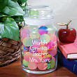 Personalized Worlds Greatest Teacher Treat Jar