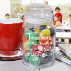 Personalized Teacher Treat Jar