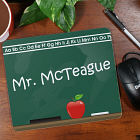 Personalized Teacher Mouse Pad -Chalkboard-