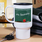 Chalkboard Teacher Travel Mug T222820