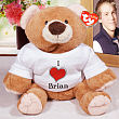 Personalized I Love You ©Ty Inc. "Slumbers" Teddy Bear