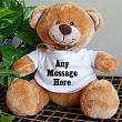 Custom Message Teddy Bear