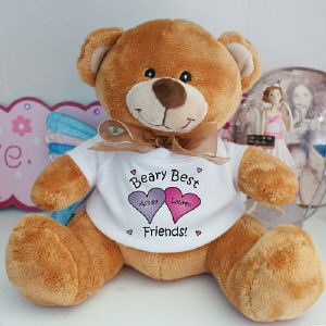 Customized Teddy Bears on Beary Best Friends Custom Printed Teddy Bear   Price  24 98   Shop