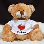 Personalized I Love You Teddy Bear