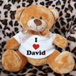 I Love You Personalized Teddy Bear