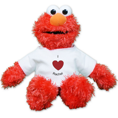 Personalized I Heart Elmo Dolls