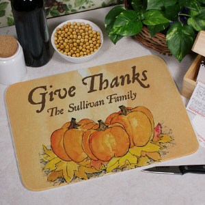 Personalized Thanksgiving Cutting Board