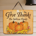 Give Thanks Personalized Slate Plaque 63130697