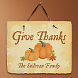 Give Thanks Personalized Slate Plaque 63130697