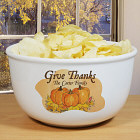 Personalized Thanksgiving Ceramic Bowl U306913