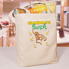 Personalized Monkey Bunch Tote Bag
